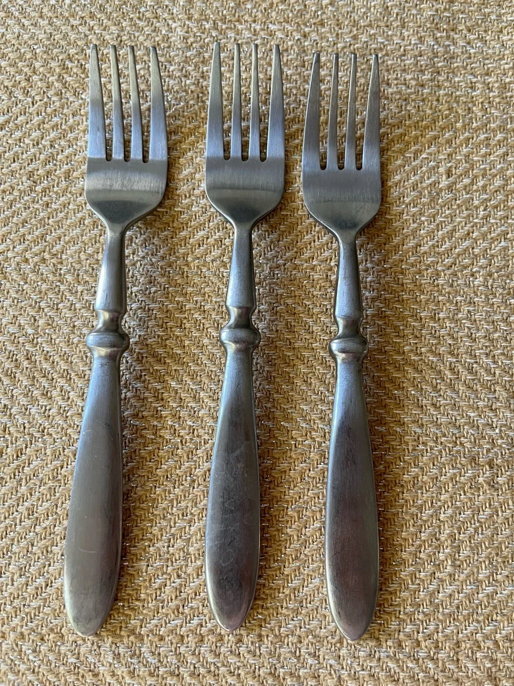 Townhouse (Stainless, Satin) Salad Forks (3) by CAMBRIDGE